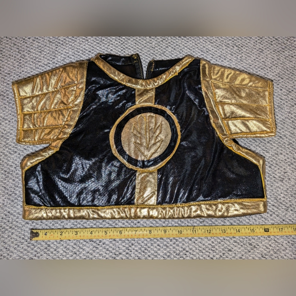 Gold and Black Kids Costume Top